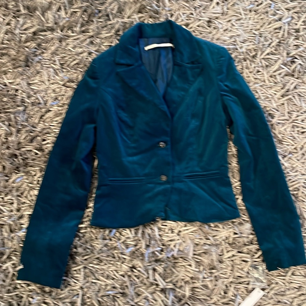 Twelfth Street by Cynthia Vincent Velvet blazer NWT